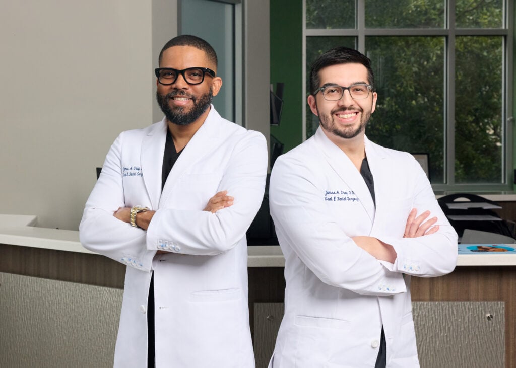 Dr. James Gray and Dr. Ross Rosenblatt at Chesapeake Dental Specialists 